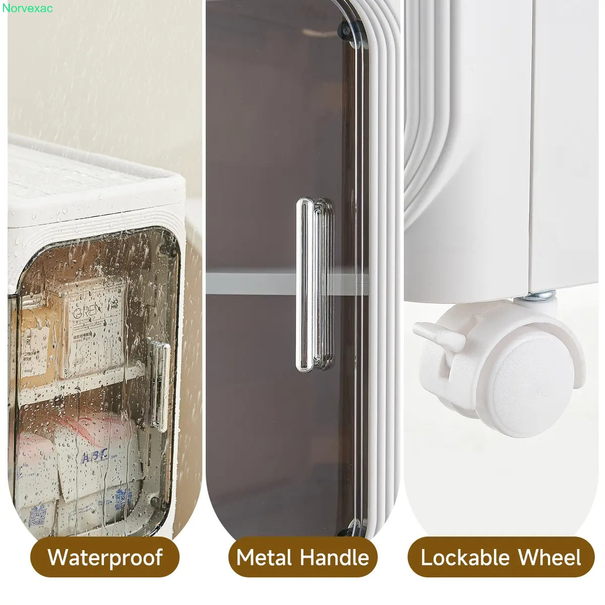 4-Tier Rolling Storage Organizer