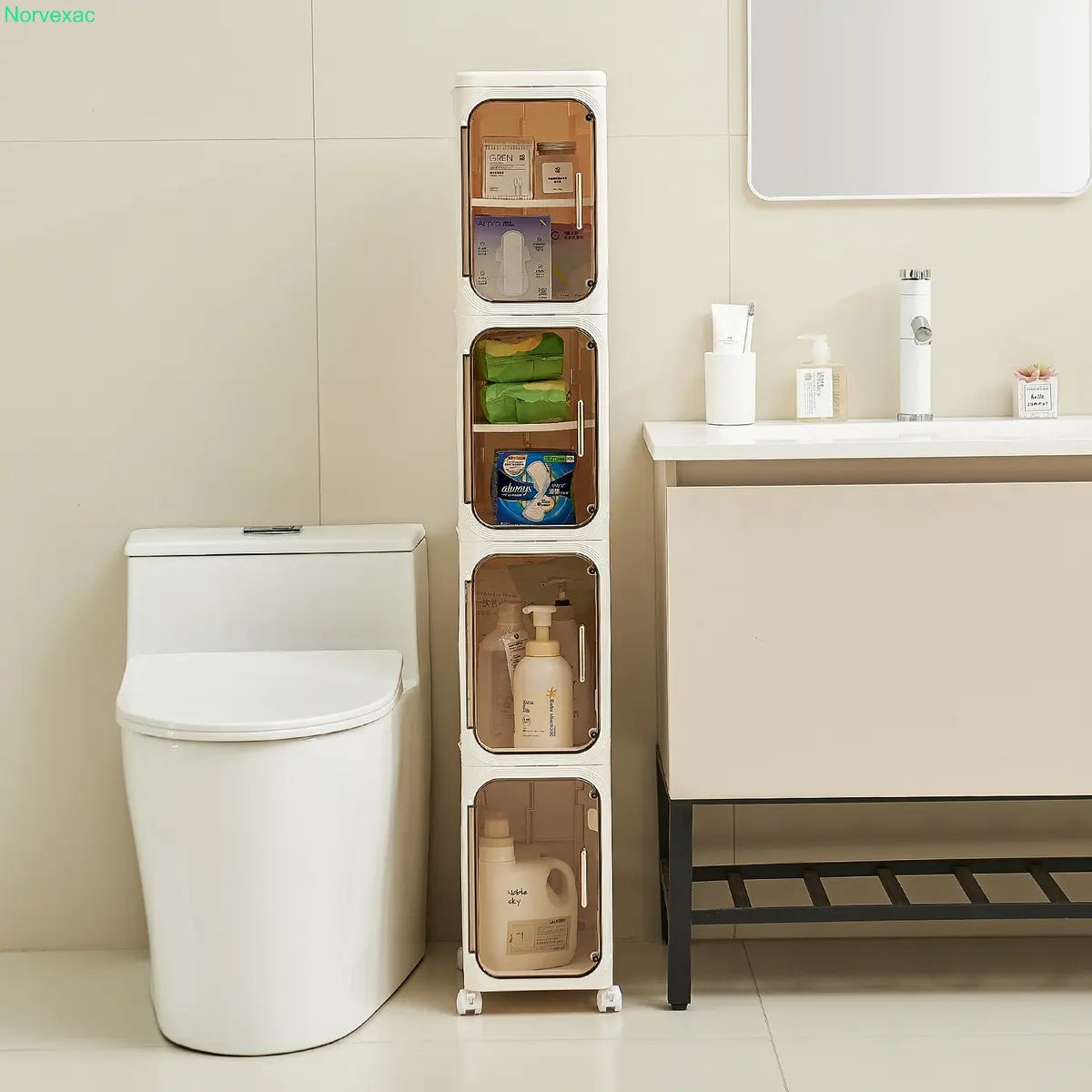 4-Tier Rolling Storage Organizer