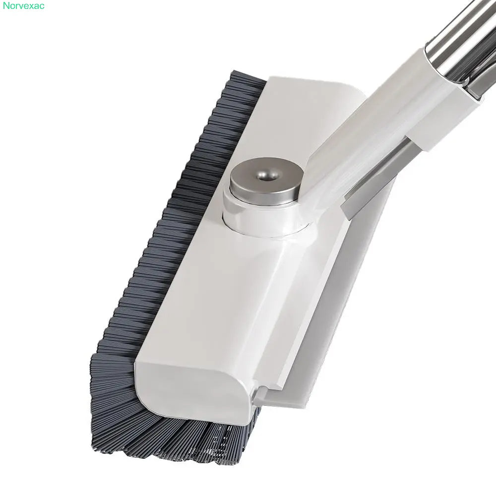 3-in-1 Floor Scrub Brush with Adjustable Handle