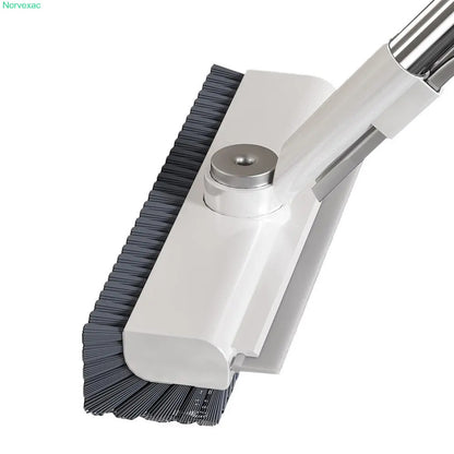 3-in-1 Floor Scrub Brush with Adjustable Handle