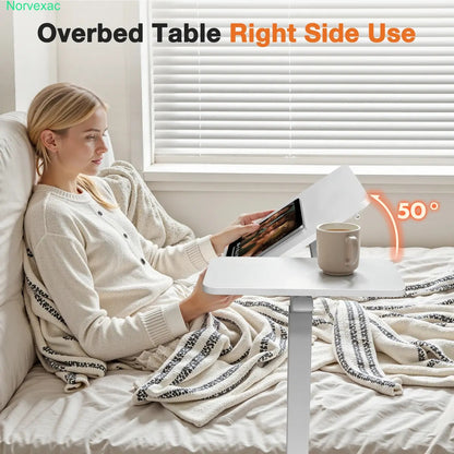 Mobile Bedside Laptop Desk with Wheels