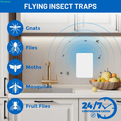 Indoor Flying Insect Trap with UV Light & 5 Refills