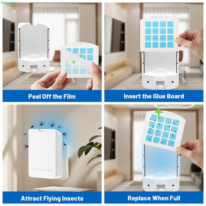 Indoor Flying Insect Trap with UV Light & 5 Refills