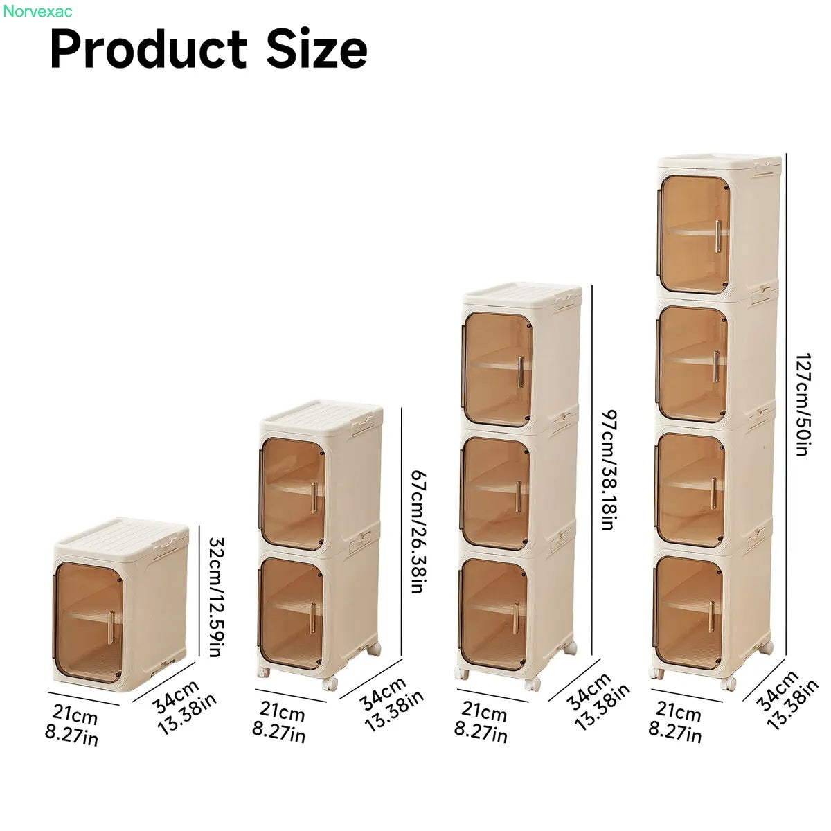 4-Tier Rolling Storage Organizer