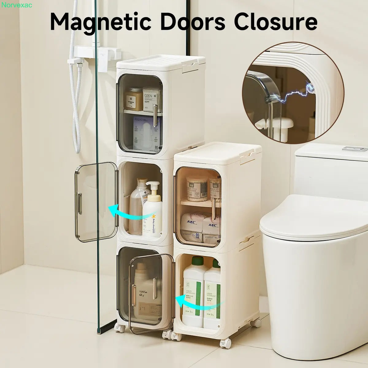 4-Tier Rolling Storage Organizer