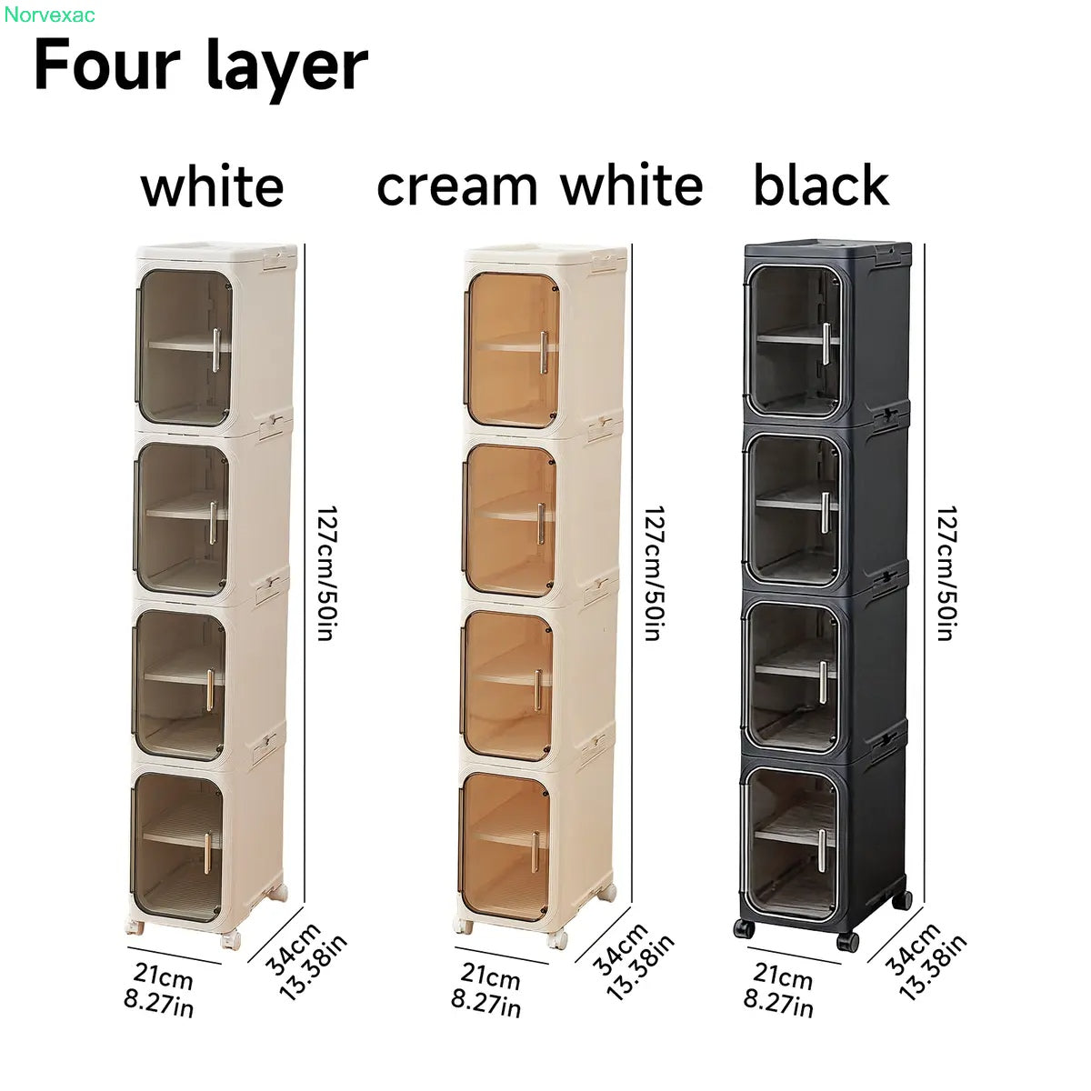 4-Tier Rolling Storage Organizer